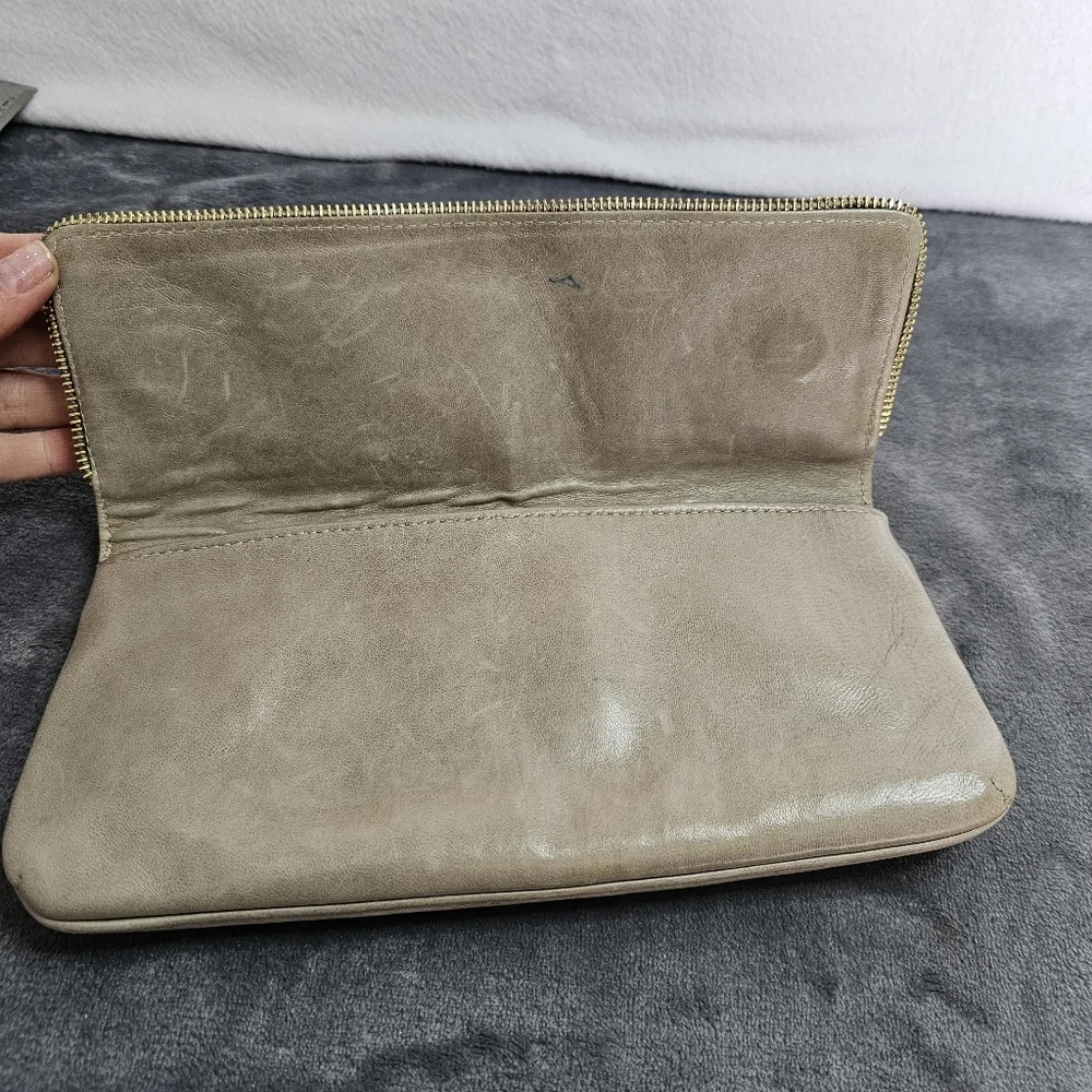 Lauren‎ Merkin Tan Clutch soft leather